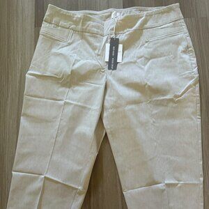 Zac & Rachel Womens Pull-on Wide Mid-Rise Crop Pant 20W. Stretchy.